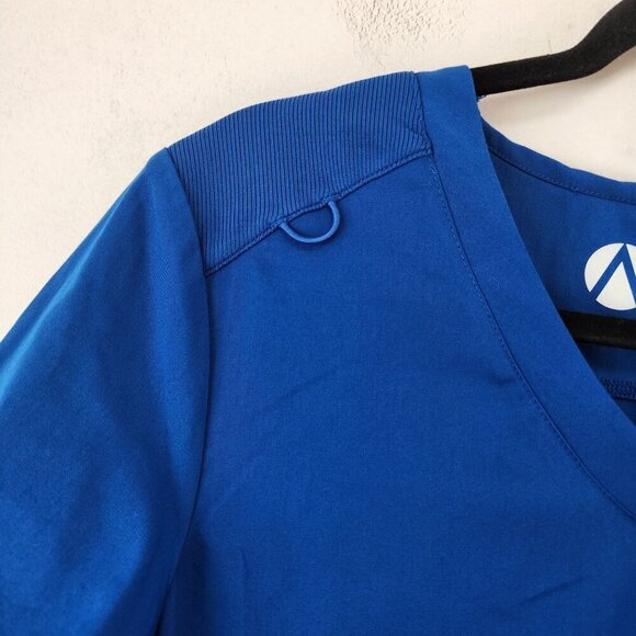 Adar Responsible Collection Blue Scrubs Top Nurse Workwear Women's Size L - Picture 4 of 8